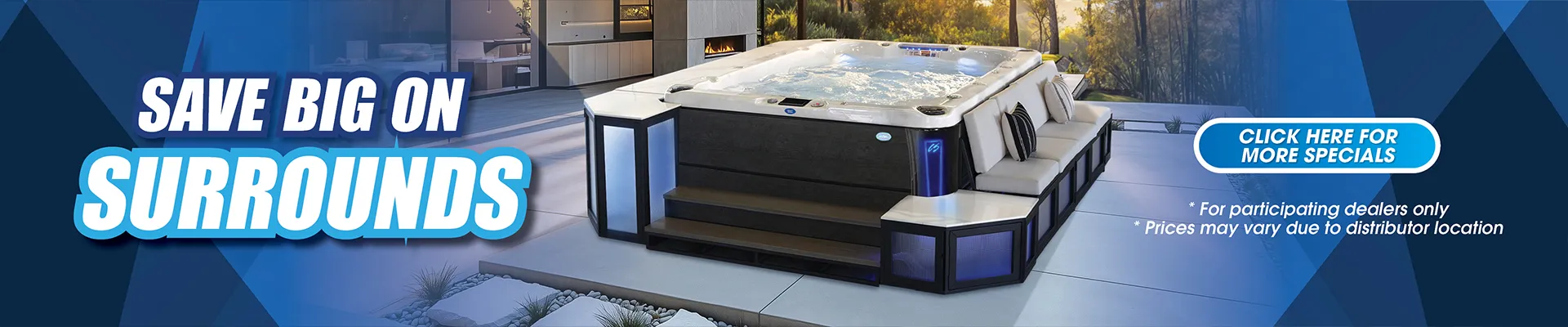 Calspas hot tub being used in a family setting - Fort Smith